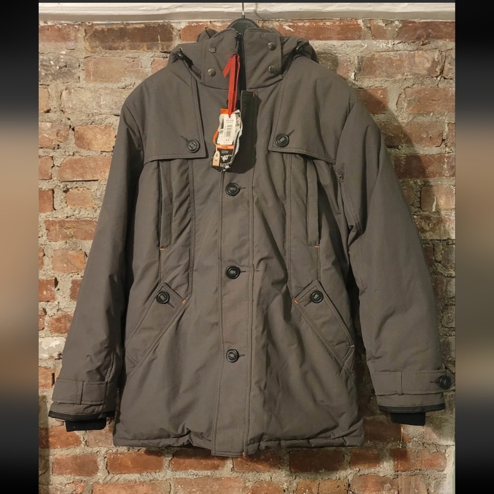 NWT OUTDOOR SURVIVAL CANADA MALRUK EXTREME COLD -40 COYOTE GOOSE DOWN $1236 COAT